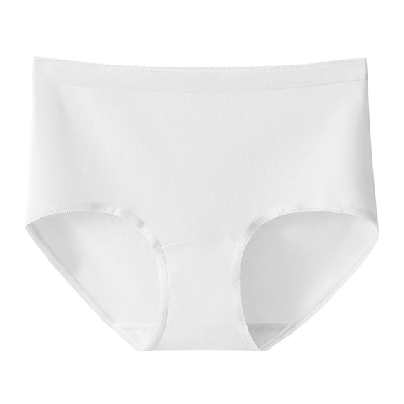 Annhoo Womens Plus Size Underpants Casual High Waisted Underwear Breathable Boyshort Panties Soft Elastic Slip Shorts