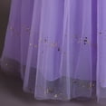 thumbnail image 6 of IBTOM CASTLE Kids Girls Long Communion Princess Dresses Flower Pageant Party Wedding Floor Length Dance Evening Gowns 5-6 Years Purple, 6 of 8