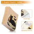 thumbnail image 5 of Yayeee Napkin Holder for Table Kitchen Paper Tissue Organization, Beige Halloween Cat, 5 of 8