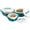 Teal, variant on Pinnacle Thermoware 3-Pc Insulated Bowl with Lid Casserole Dish Set, Blue