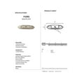 thumbnail image 2 of Alno A1475-BARC Fiore Cabinet Backplate Barcelona, 2 of 2