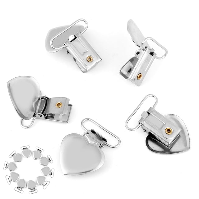 Metal Suspender Clips, Suspender Clips, Suspender Snap, High Strength Glossy Finish For Clothes For Replacing