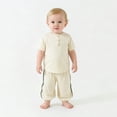 thumbnail image 2 of WELOIJEVBE Boy Summer Outfits Casual Infant Boys Spring Summer Short Sleeve T-Shirt and Shorts Boys Outfits 6-9 Months, 2 of 5