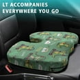 thumbnail image 4 of Premium Dinosaur Pattern Memory Foam Seat Cushion Ergonomic Chair Pad for Office Chair, Car, Airplane & Bleachers Sciatica, Tailbone Hip & Back Pain Relief - Chair Cushion for Long Office Workers., 4 of 5