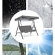 thumbnail image 4 of Decoraciones para el Día de San Valentín de Jacenvly Liquidación del hogar Toldo de tela Oxford Toldo de repuesto para asiento de jardín Toldo de repuesto doble Cubierta de asiento simulado para, 4 of 7