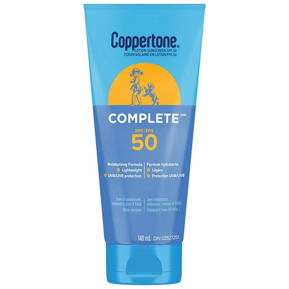 Coppertone Complete SPF 50 Sunscreen Lotion, 148mL