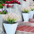 thumbnail image 3 of GRNSHTS 6 Bundles Artificial Flowers Outdoor UV Resistant Fake Flowers No Fade Faux Plastic Plants Garden Home Wedding Farmhouse Decor White, 3 of 7