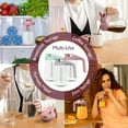 thumbnail image 6 of Momcozy Breast Milk Pitcher, No Leak Breast Milk Fridge Storage Container With Wide Mouth, Fast Baby Formula Maker, 1 Quart Mason Jar, 6 of 7