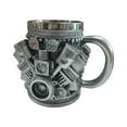thumbnail image 2 of V8 Engine Mug – Unique Stainless Steel Coffee Cup for Car Lovers, Auto Enthusiasts, and Mechanics, 2 of 6