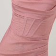 thumbnail image 6 of Sngxgn Women Full Slips Sexy Chemise V Neck Straight Dress(Pink,L), 6 of 9