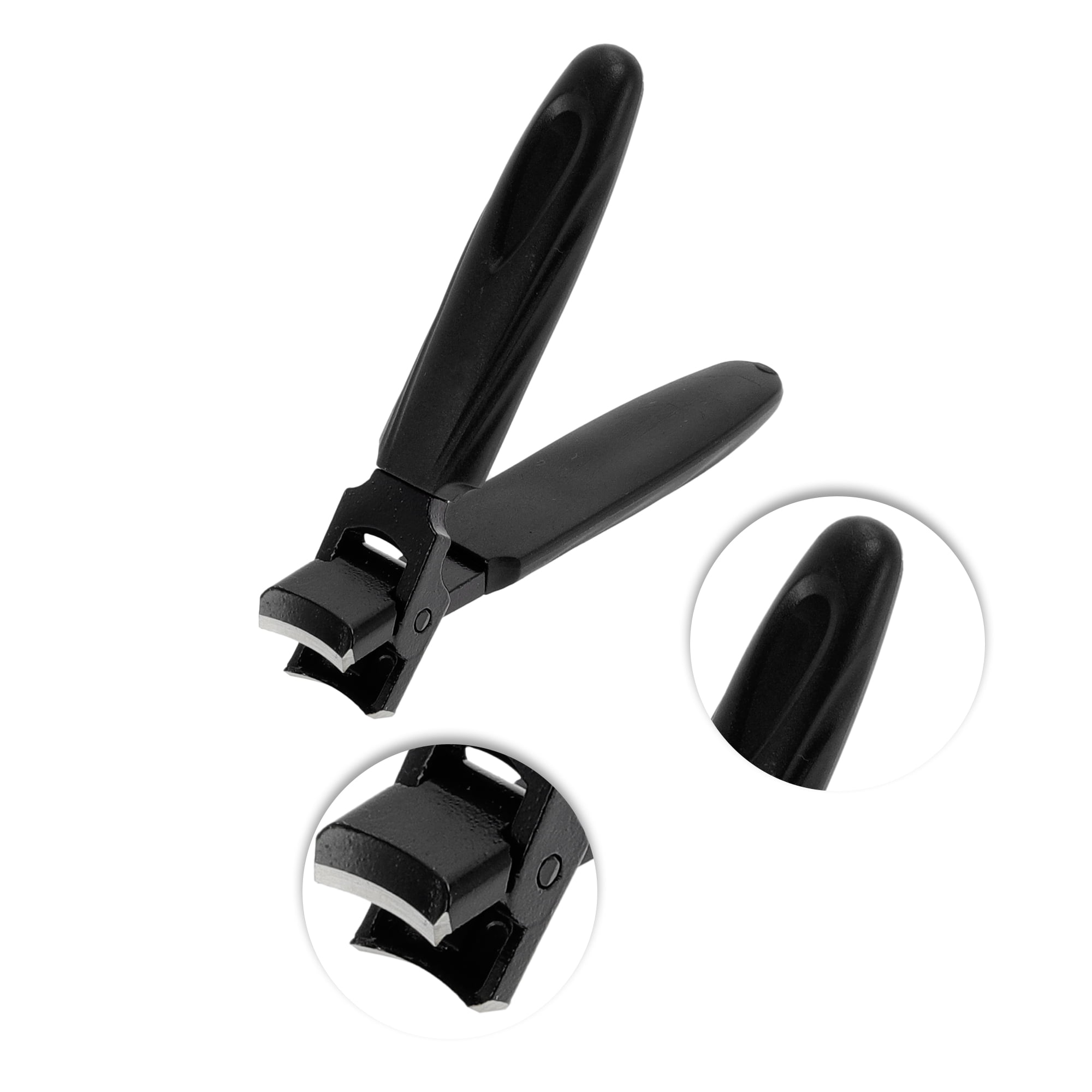 Unique Bargains Splash-proof Nail Clipper for Women and Men Black
