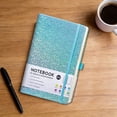 thumbnail image 6 of A5 Hardcover Notebook, Glitter Journal Notebook, 8.27x5.83inch No-Bleed Paper Writing Journal, Daily Planner Notebook, Portable Journal for Home Office Writing Note Taking Planning, 6 of 7