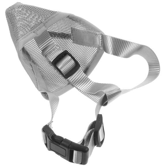 LEORX Large Dog Muzzle Biting Grey For Outdoor Use 1Set