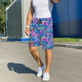 thumbnail image 5 of Daiia Colorful Mushrooms Mens Woven Stretch Pajama Short,Short Pajama Pants-XX-Large, 5 of 9