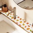 thumbnail image 2 of Yayeee Faucet Mat for Kitchen Sink 14.7" Diatomite Long Splash Guard Pad, Yellow Leaves, 2 of 7