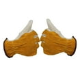 thumbnail image 1 of Gants de Soudage en Cuir Non Doublé Doux Résistants à l'Usure, Matériau Durable, 1 of 9