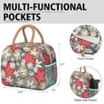thumbnail image 6 of Lunch Bag Lunch Box for Women Reusable Insulated Lunch Bags,Water-Resistant Starfish and Sea Shells Cooler Lunch Tote Bag, Large Capacity for Work Travel Picnic, 6 of 6