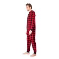 thumbnail image 2 of Disfraz de Onesies Sleephero para adulto para Halloween, pijama rojo a cuadros, 2 of 6