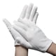 thumbnail image 3 of Guantes de algodón blancos Etiqueta Guante de trabajo Moneda Archivo Limpieza Guante de inspección Guantes blancos, 3 of 5