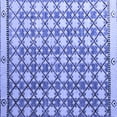 thumbnail image 1 of Ahgly Company Indoor Square Abstract Blue Modern Area Rugs, 3' Square, 1 of 4