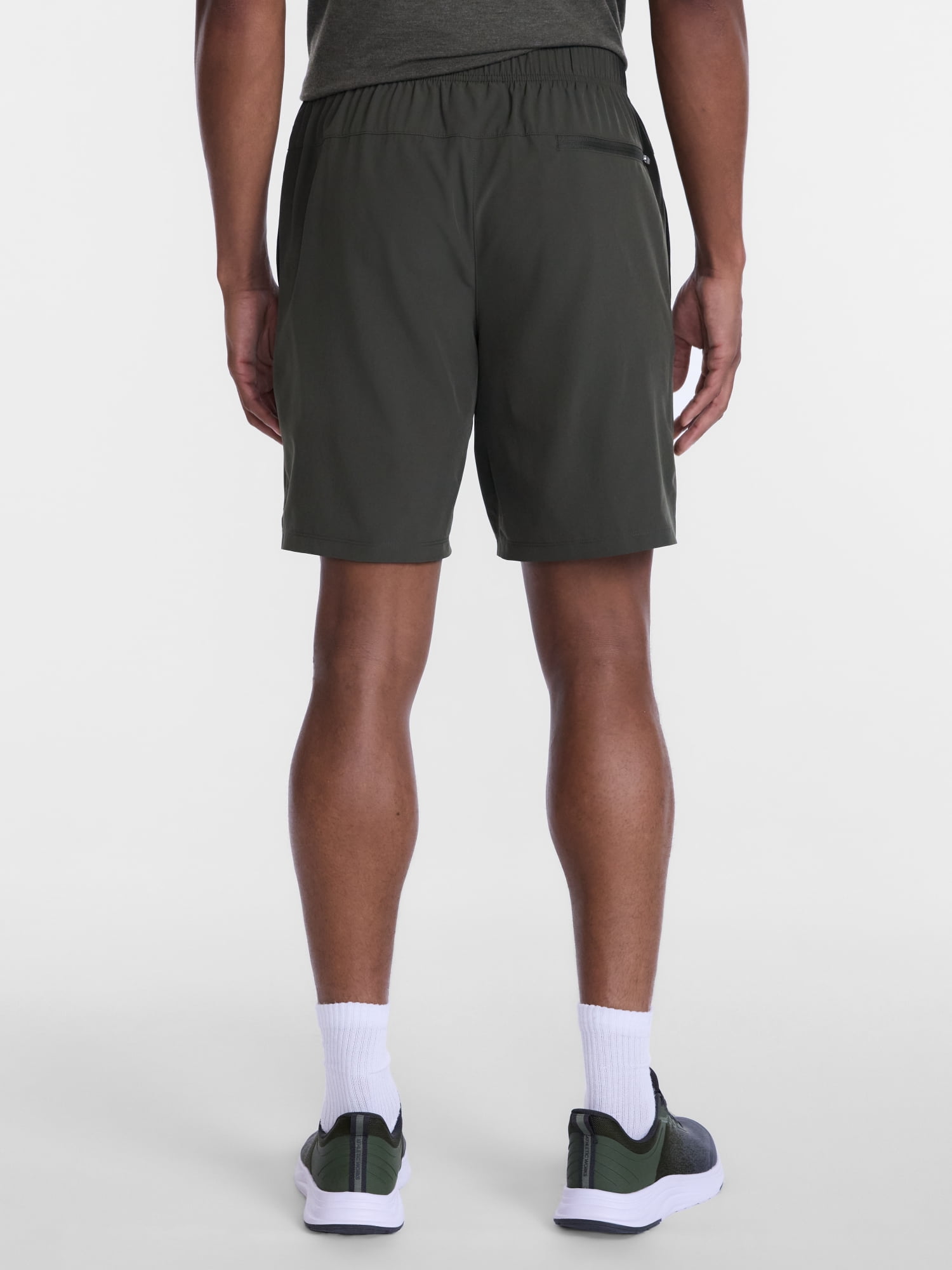 Athletic Works Men's and Big Men's Woven Running Shorts, 8" Inseams, Sizes XS-5XB