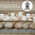 thumbnail image 5 of PBPBOX Livestock Goat Anti Breeding Apron Adjustable Strap Sheep Protective Cover Black, 5 of 6