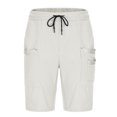 thumbnail image 4 of DDAPJ pyju Mens Athletic Shorts Waffle Knit Casual Sweat Shorts Drawstring Elastic Waist Bermuda Shorts with Pockets White M, 4 of 8