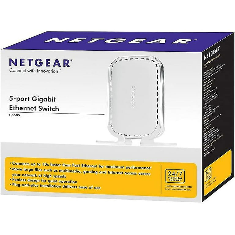 1€29 sur NETGEAR Switch Ethernet Gigabit 5 Ports 10/100/1000 mbps