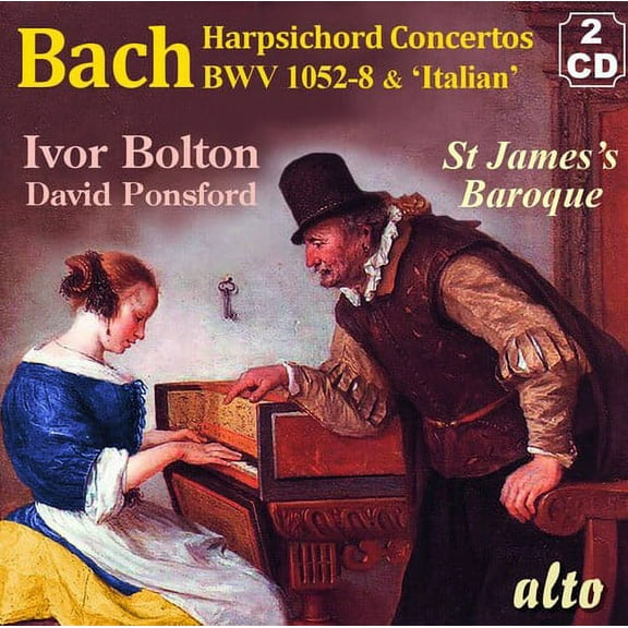 Ivor Bolton - J.S. Bach Concertos for Harpsichord & Strings; BWV 1052-8; ItalianConcerto BWV 971 - Music & Performance - CD