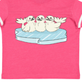 thumbnail image 4 of Inktastic 3 Cute White Harp Seals on Ice Boys or Girls Toddler T-Shirt, 4 of 5