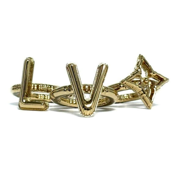 Pre-Owned Louis Vuitton LV Balloon Set of 3 Rings
