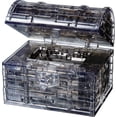 thumbnail image 2 of UNIVERSITY GAMES Treasure Chest Black 3d Crystal Puzzle, 2 of 2