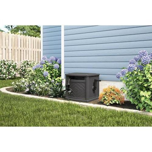 Suncast 150 ft. Gray Free Standing Hideaway Hose Reel