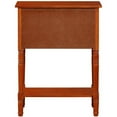 thumbnail image 4 of Convenience Concepts Kendra Three-Drawer Hall Table with Shelf in Cherry Wood, 4 of 7