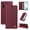 Red, variant on Flip Phone Case for Samsung Galaxy Note 10, Kickstand and 2 Card Slots, Shockproof and Scratch Resistant, Red
