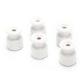 thumbnail image 5 of 5pcs Vintage Small Ceramic Cable Clamp Insulator For High Voltage Power Transmission Good Quality Porcelain Spool Insulators, 5 of 5