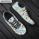 thumbnail image 1 of Zapatillas de deporte suaves con estampado de enfermería Doginthehole para mujer, zapatillas de tenis planas para senderismo con diseño de corazón, de malla transpirable., 1 of 6