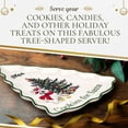thumbnail image 5 of Spode Christmas Tree Cookie Server, Tree-Shaped Snack Tray - Rudolph Cookies for Santa - Fine Porcelain Holiday Dishware & Festive Christmas Tableware, Dishwasher Safe - Collectible Gift, 5 of 7
