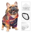 thumbnail image 5 of Yiaed Astronaut Dolphin Print Dog Hoodie Security Pet Dog Costume Pets Dog Hoodie Sweatshirt with Pocket for Small Dogs-Medium, 5 of 5