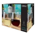 thumbnail image 1 of Libbey Glass Wine & Dine Premium Stemless Glass Set, 1 of 2