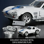 Mattel Brick Shop Hot Wheels Corvette Grand Sport Building Toy Kit (918 Pieces), for Collectors
