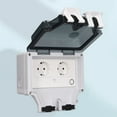 thumbnail image 3 of IP66 Outdoor Waterproof Socket, APP Control Wifi Smart Plug Dustproof EU Plug 110-250V With PC Flame Retardant Shell For Home, 3 of 7