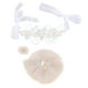 thumbnail image 5 of Accesorio para El Cabello para Vestido de Muñeca de 15cm, Mini Bonito, Vestido de Muñeca a La Moda, Ropa para Muñeca para Niñas Pequeñas, Cumpl , flor de champán, 5 of 8