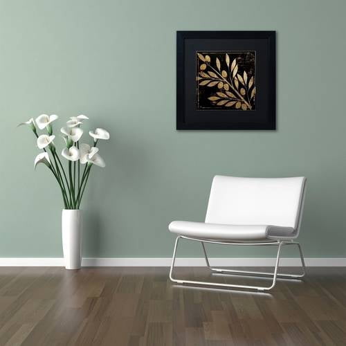 Trademark Fine Art "Bellissima I" Canvas Art by Color Bakery Black Matte, Black Frame