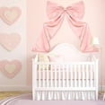 thumbnail image 6 of Decor Large Bow for Room, Coquette Giant Ribbon Tie for Birthday Party Backdrop Wall Decor(Pink,24 x 36 Inches), 6 of 7