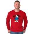thumbnail image 4 of Funny Novelty Self Made Smurf Fire Long Sleeve TShirt Men Women Brisco Brands M, 4 of 5