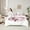Grey Pink, variant on Castle Fairy High Heels Girl Twin Bedding Sets,Happy Birthday Bedding Comforter Set
