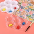 thumbnail image 4 of Ceramic Watercolor Round White Art Tray for Mixing Gouache Acrylic Paints Craft Tool, 4 of 4