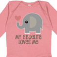 thumbnail image 4 of Inktastic My Abuelita Loves Me Grandchild Boys or Girls Long Sleeve Baby Bodysuit, 4 of 5