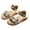 25-Gold, variant on Toddler Girl's Casual Open Toe Princess Flat Summer Sandals (6-12M)